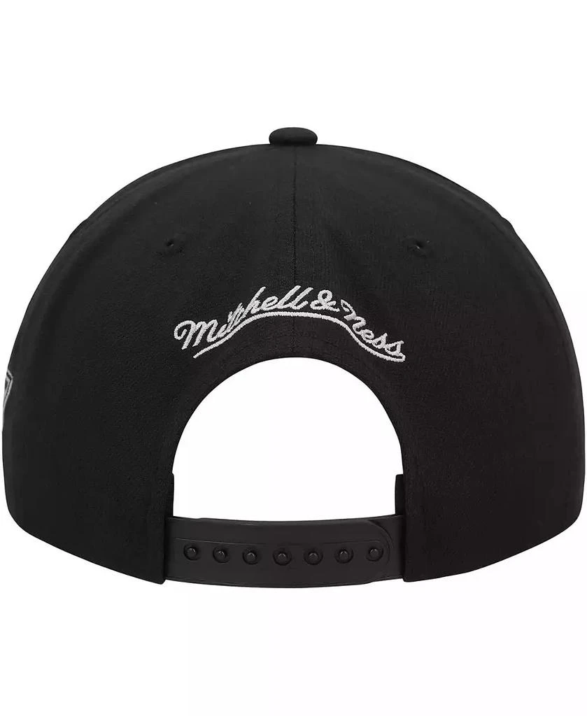 Mitchell & Ness Men's Black Los Angeles Kings Core Team Script 2.0 Snapback Hat 4