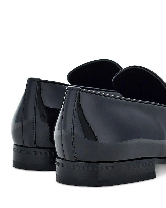 Salvatore Ferragamo Men's Deal Gancio Patent Leather Loafers 5