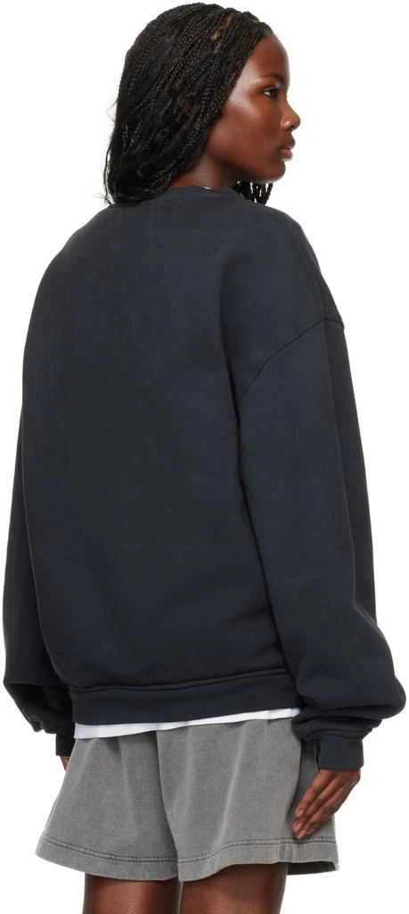 Rhude Black 'Rhude' Crest Crewneck Sweatshirt 3