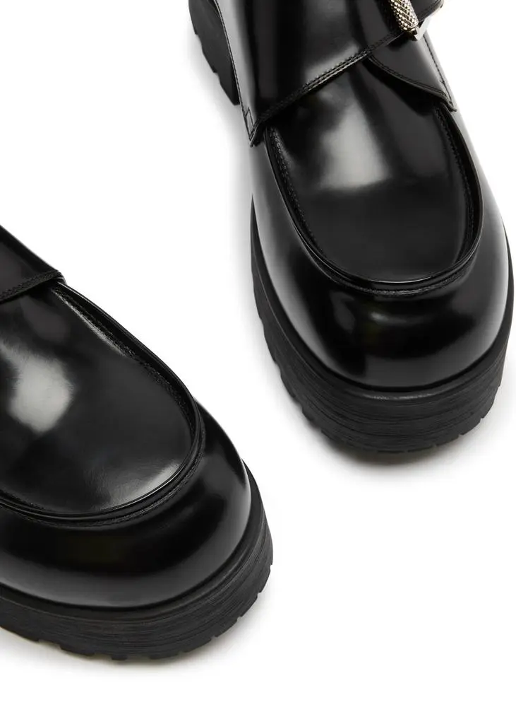 Givenchy Voyou Monk 50 leather loafers 3