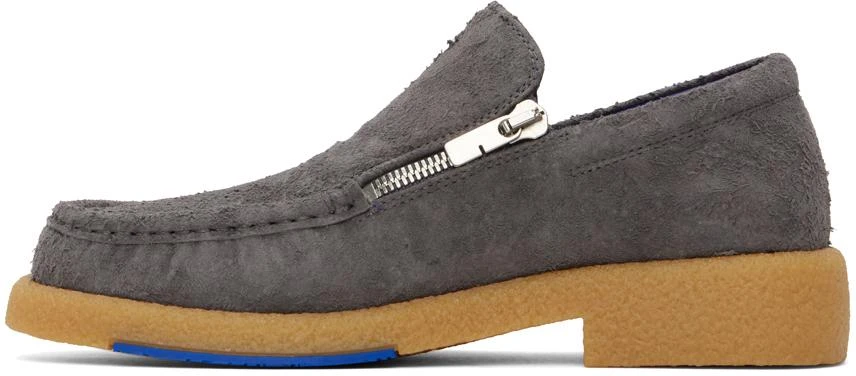 Burberry Gray Suede Chance Loafers 3