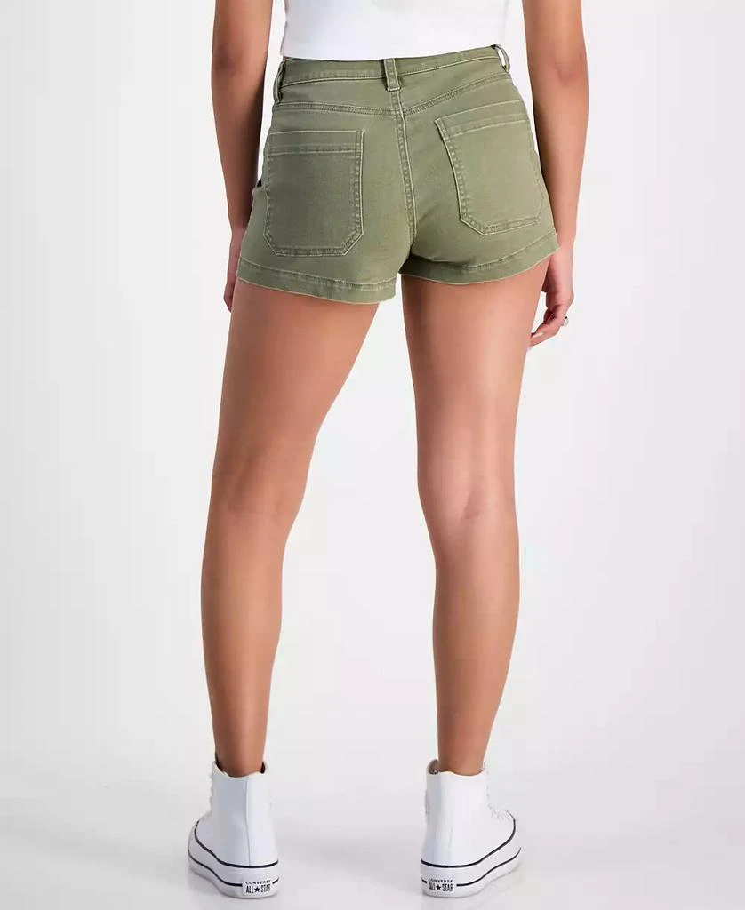 Indigo Rein Juniors' High-Rise Utility-Pocket Shorts 3