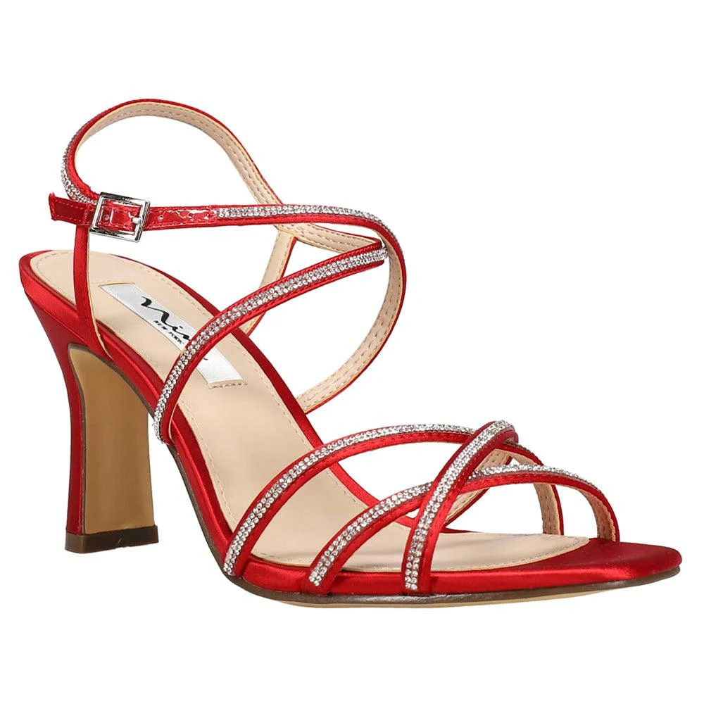 Nina Anna Rhinestone Strappy Sandals 2