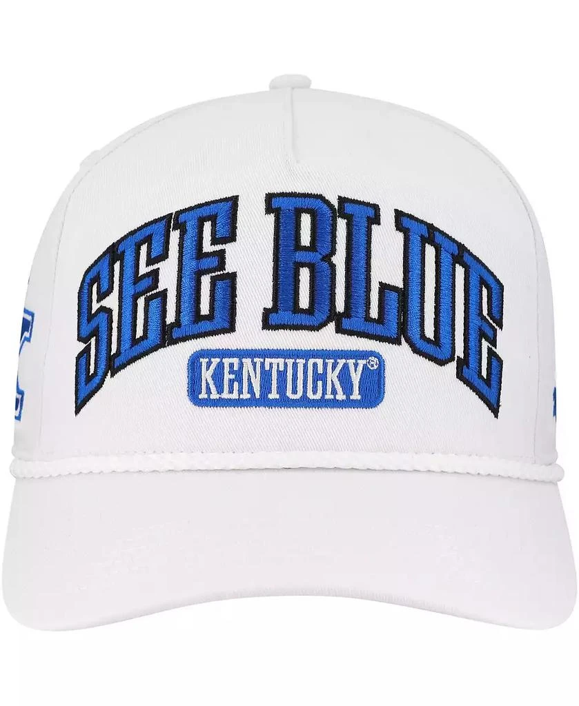 47 Brand Men's White Kentucky Wildcats Local Arch Hitch Snapback Hat 4
