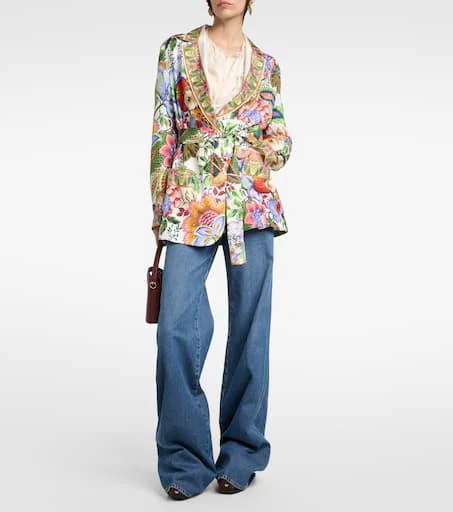 ETRO Floral silk wrap jacket 2