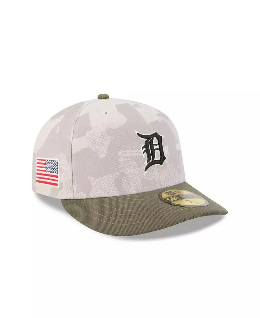 New Era Men's Light Beige/Olive Detroit Tigers 2025 Armed Forces Day 59FIFTY Fitted Hat 2