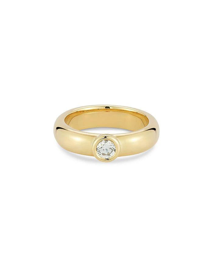 Walters Faith 18K Gold Bezel Set Diamond Ring