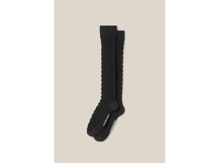 Claudie Pierlot Chaussettes jacquard mi-mollet