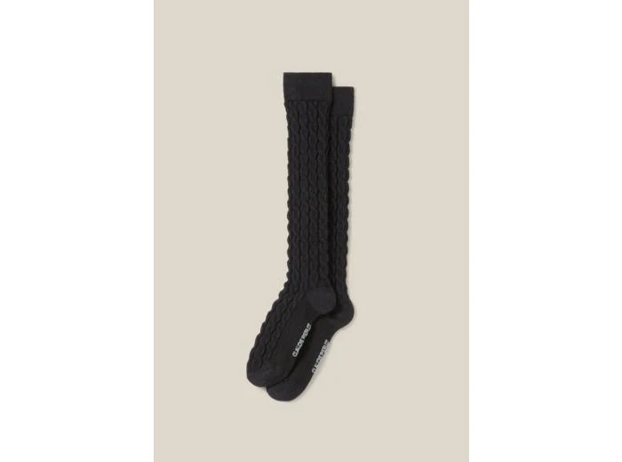 Claudie Pierlot Chaussettes jacquard mi-mollet 1