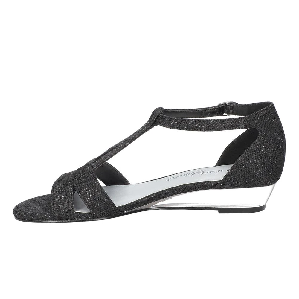 Easy Street Alora Glitter Wedge Sandals 3