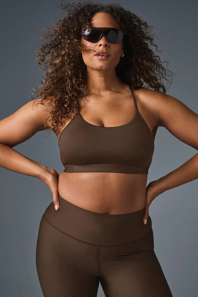 Alo Airlift Intrigue Bra - Espresso 9