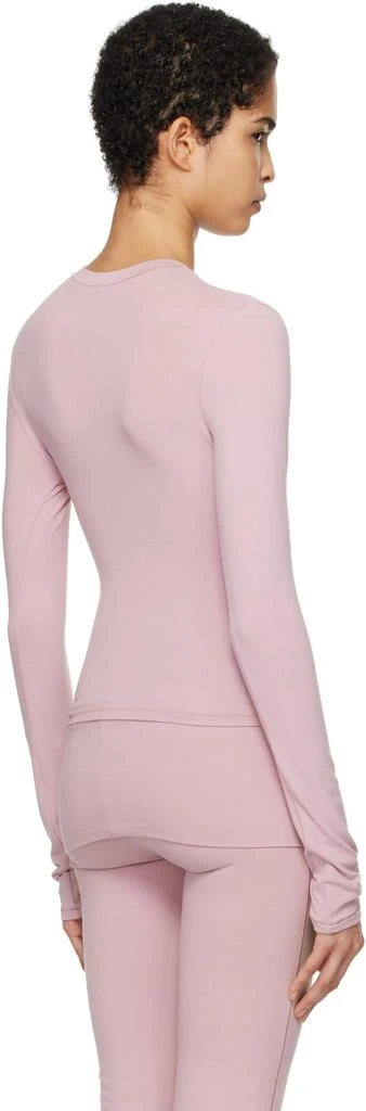 SKIMS Purple Cotton Jersey Long Sleeve T-shirt 3