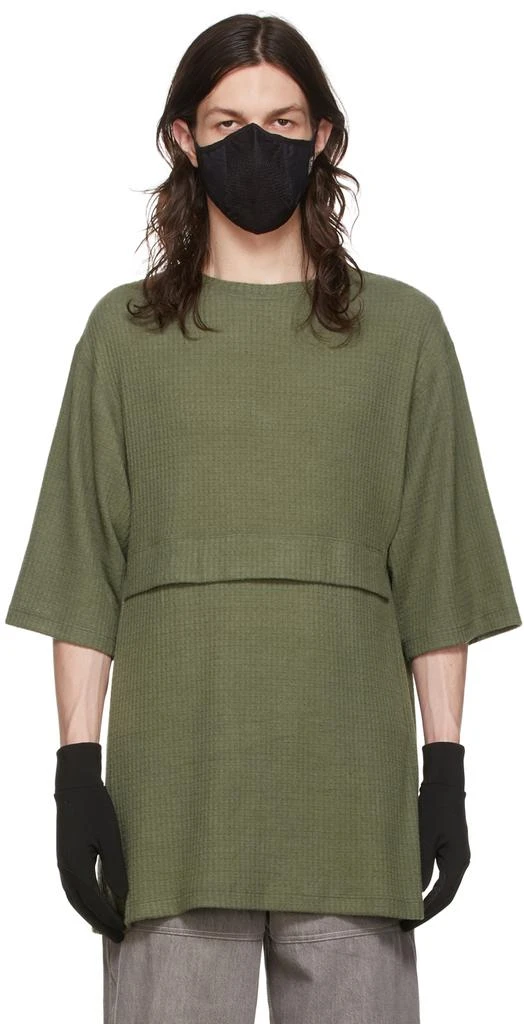 BRYAN JIMENÈZ SSENSE Exclusive Green T-Shirt 1
