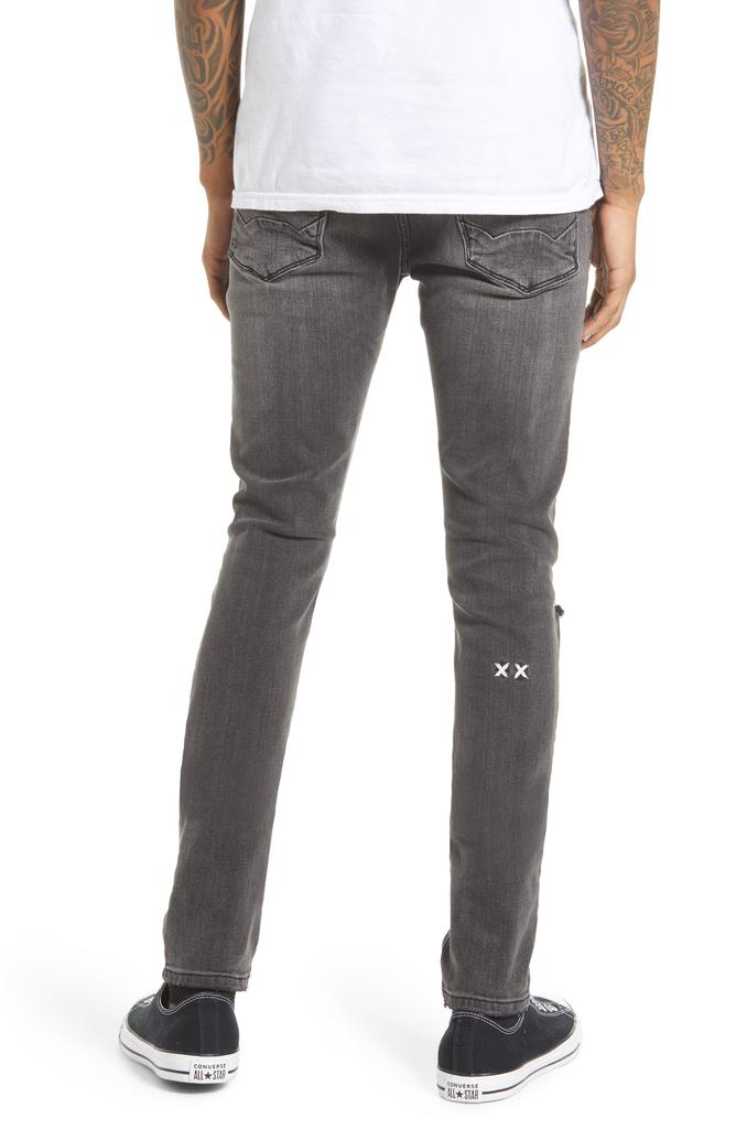 Cult of Individuality Punk Men's Distressed Super Skinny Jeans