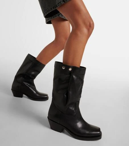 Isabel Marant Ademe leather cowboy boots 4