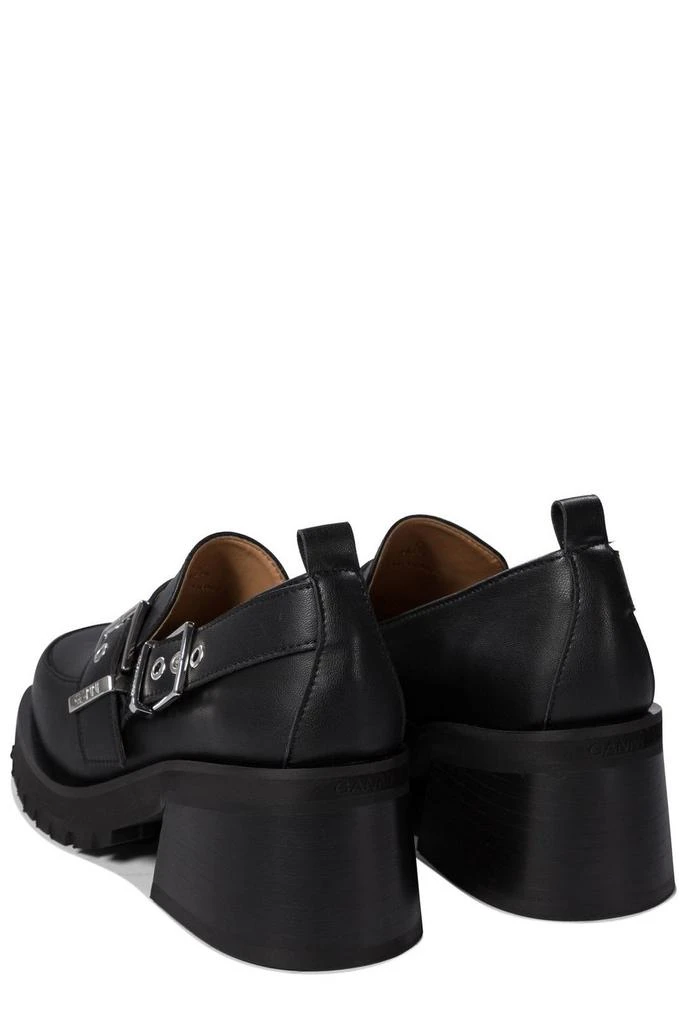 Ganni Ganni Feminine Buckle Platform Loafers 4
