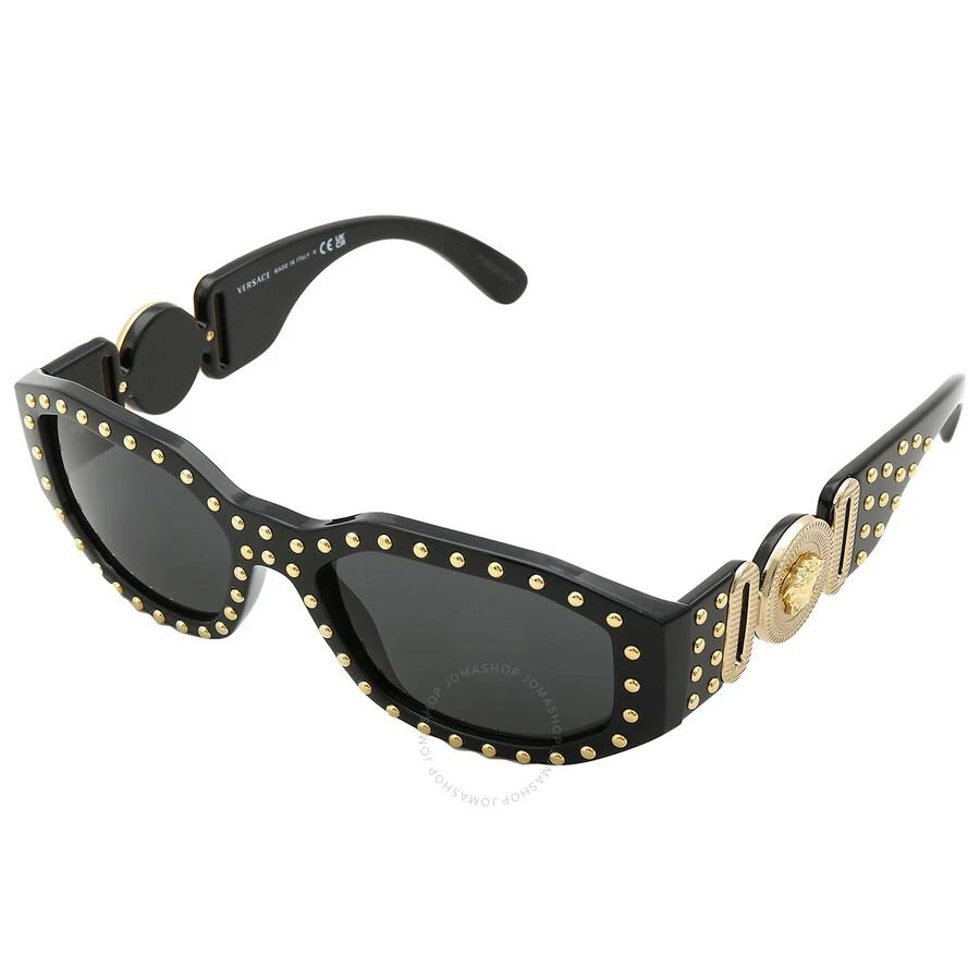 Versace Dark Grey Geometric Unisex Sunglasses VE4361 539787 53 3