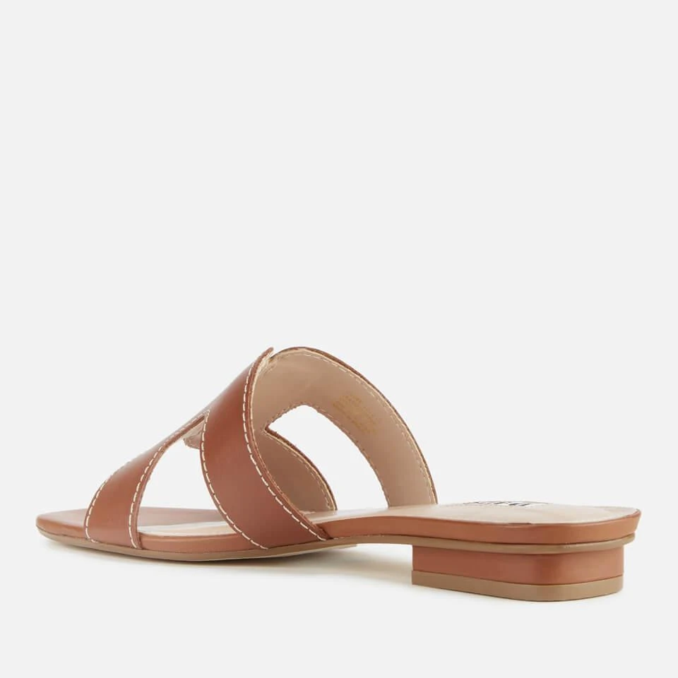 Dune DUNE LONDON WOMEN'S LOUPE LEATHER MULE SANDALS - TAN 2