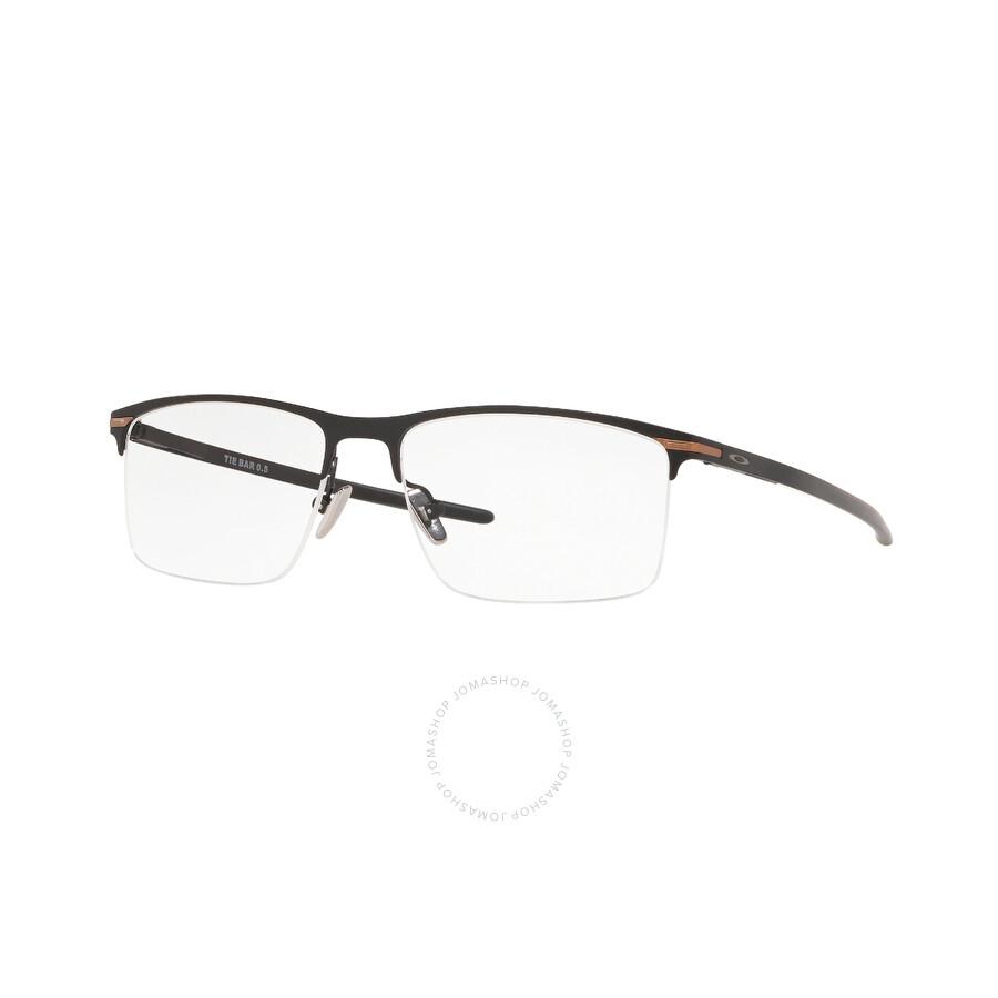Oakley Tie Bar Demo Rectangular Titanium Men's Eyeglasses OX5140 514001 56