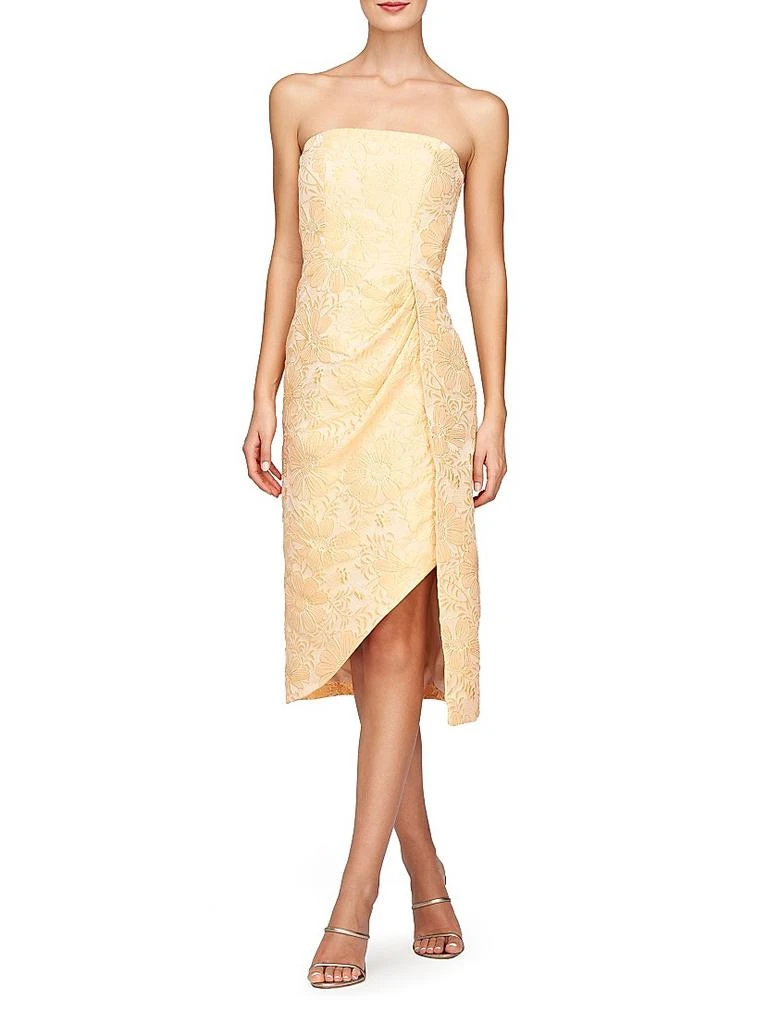 Kay Unger Lucy Jacquard Midi-Dress 3