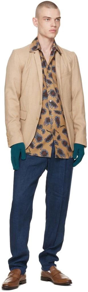 Paul Smith Blue Zebra Gloves 3