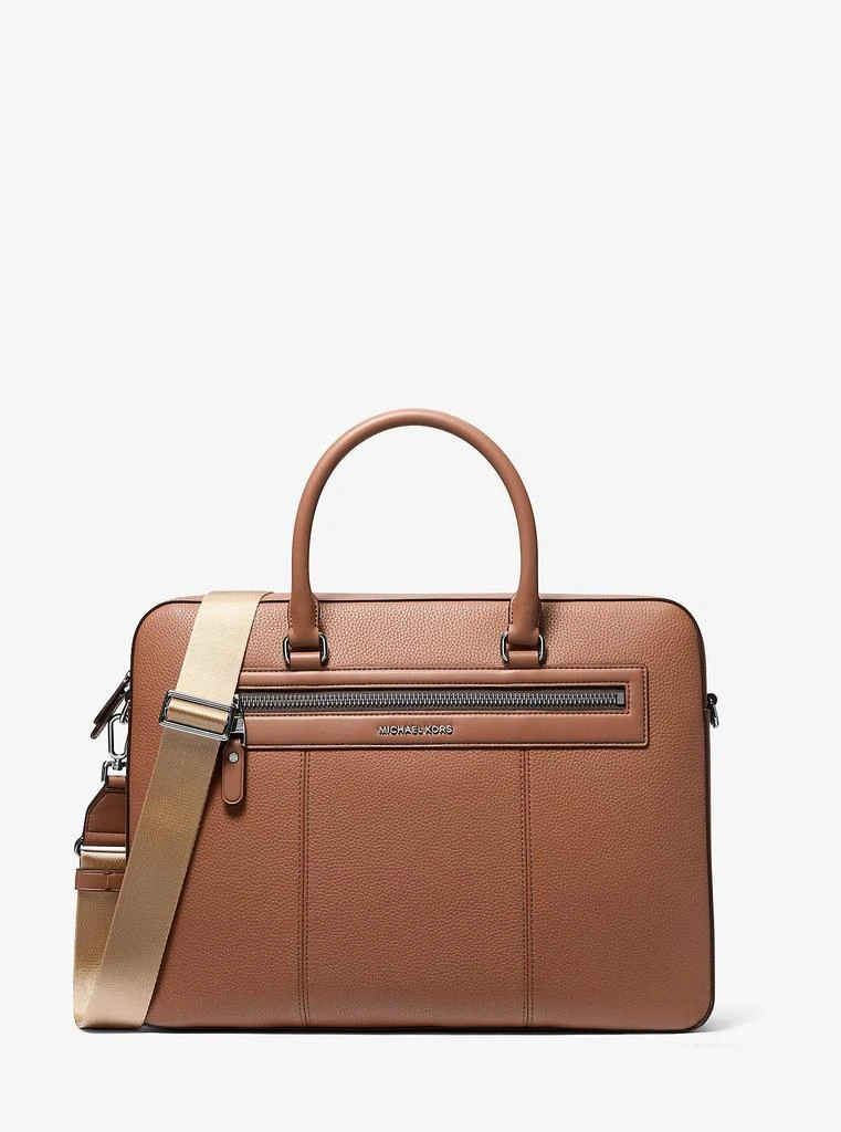 Michael Kors Jet Set Pebbled Leather Briefcase