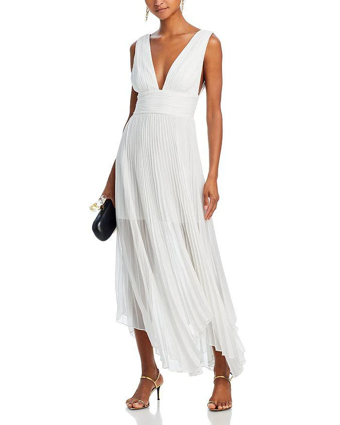 Alice + Olivia Adrianna Pleated Maxi Dress 3