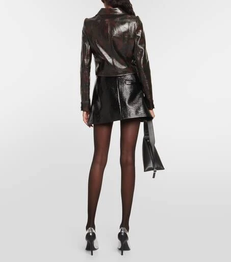 Courrèges Vinyl miniskirt 3