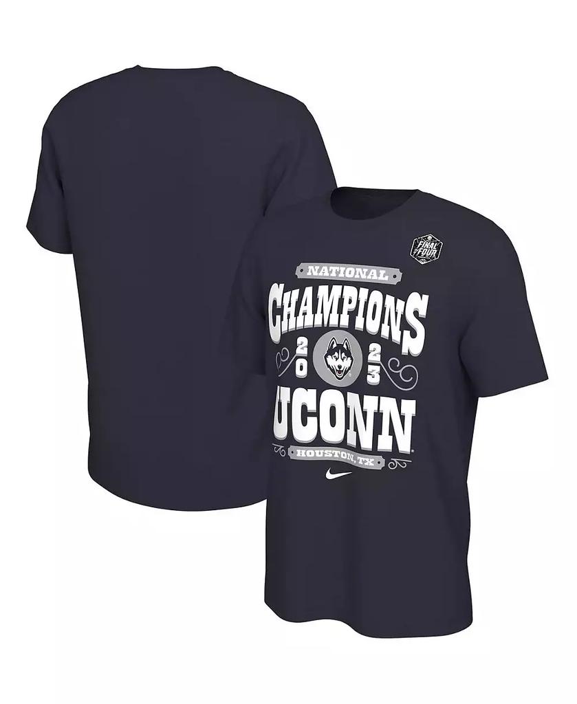 NIKE Men's Navy UConn Huskies 2023 NCAA Men's Basketball National Champions Celebration T-shirt