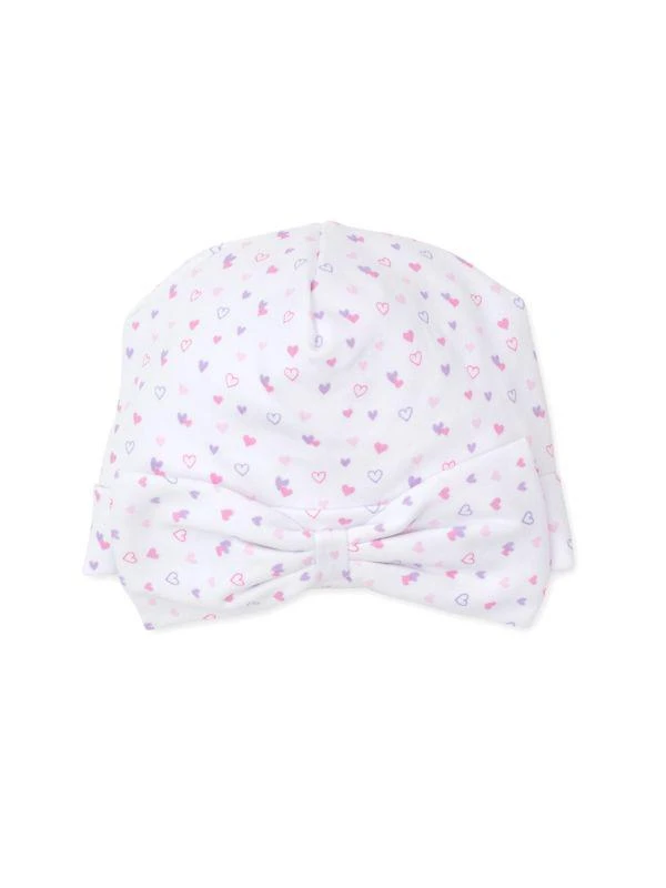 Kissy Kissy Baby Girl's,Little Girl's & Girl's Heart Print & Bow Novelty Hat 1