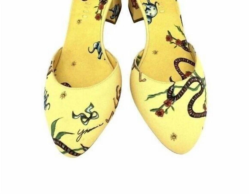 GIANNICO Giannico - Brighton Printed Ankle Block Heels 6