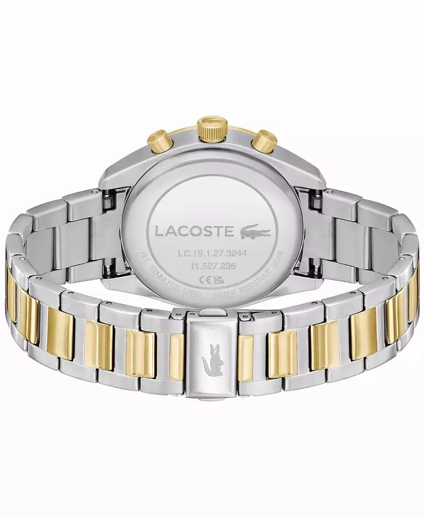 Lacoste Men's Boston Chronograph Two-Tone Stainless Steel Bracelet Watch 42mm 2