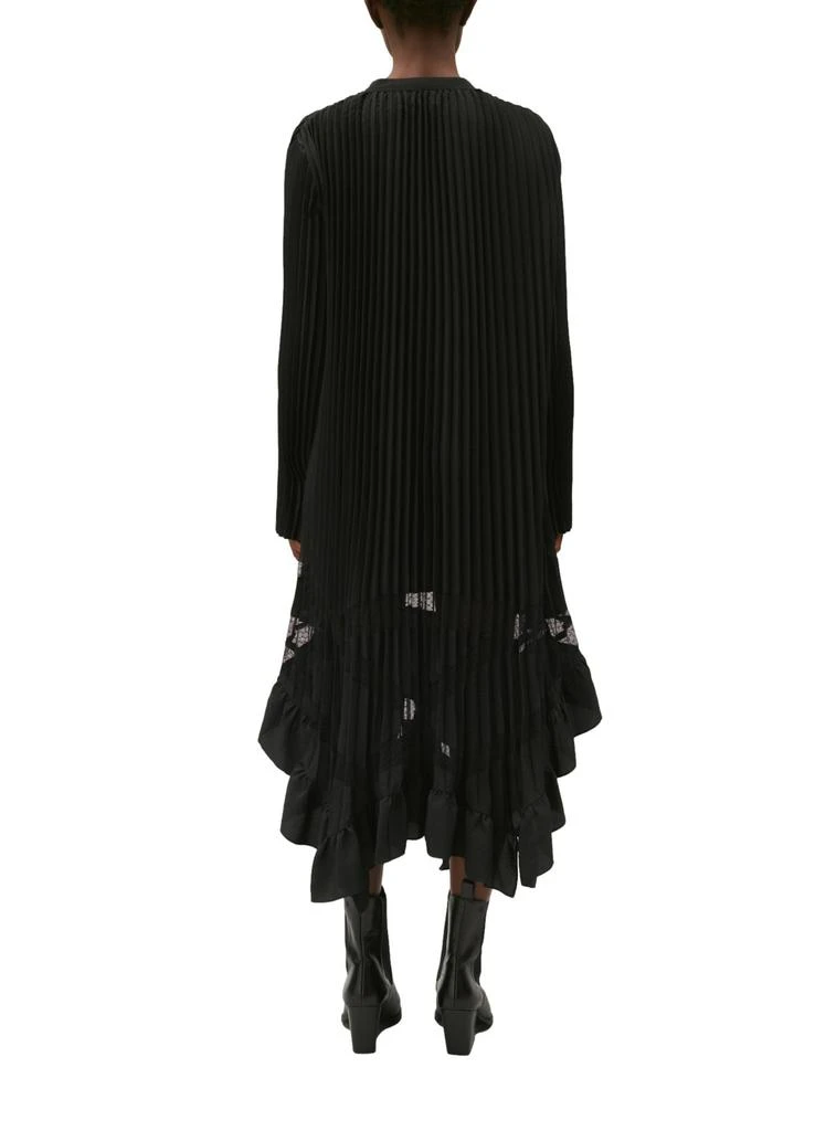 CLAUDIE PIERLOT Pleated long dress with ruffles 3