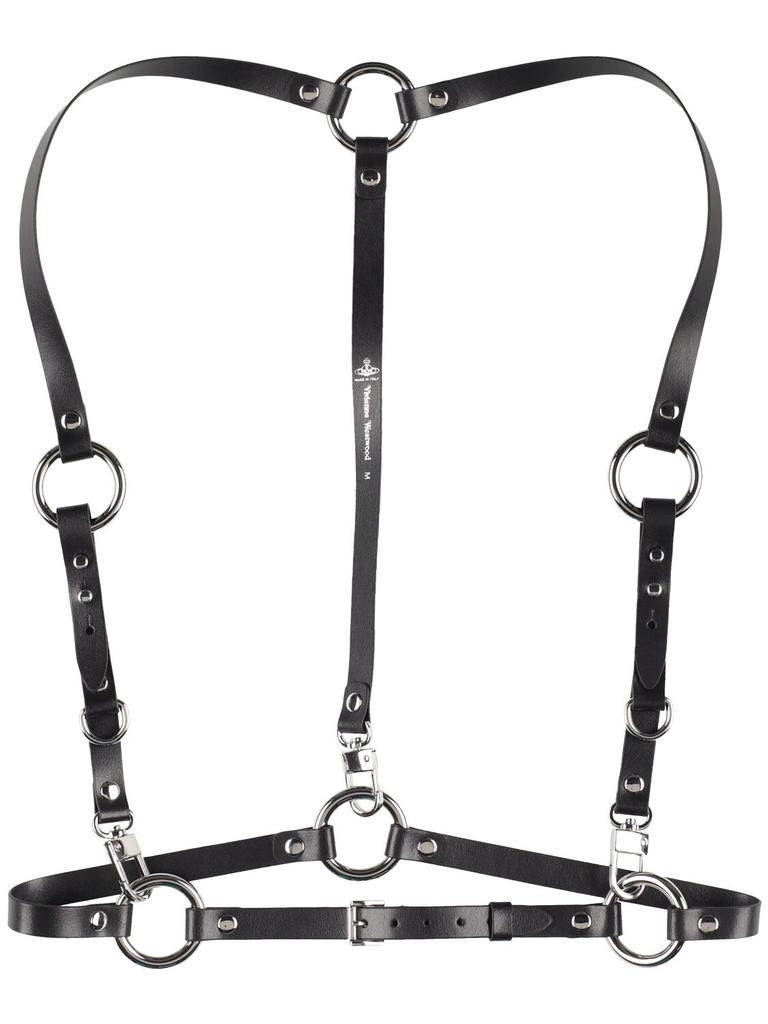 VIVIENNE WESTWOOD Embellished Leather Belt Harness