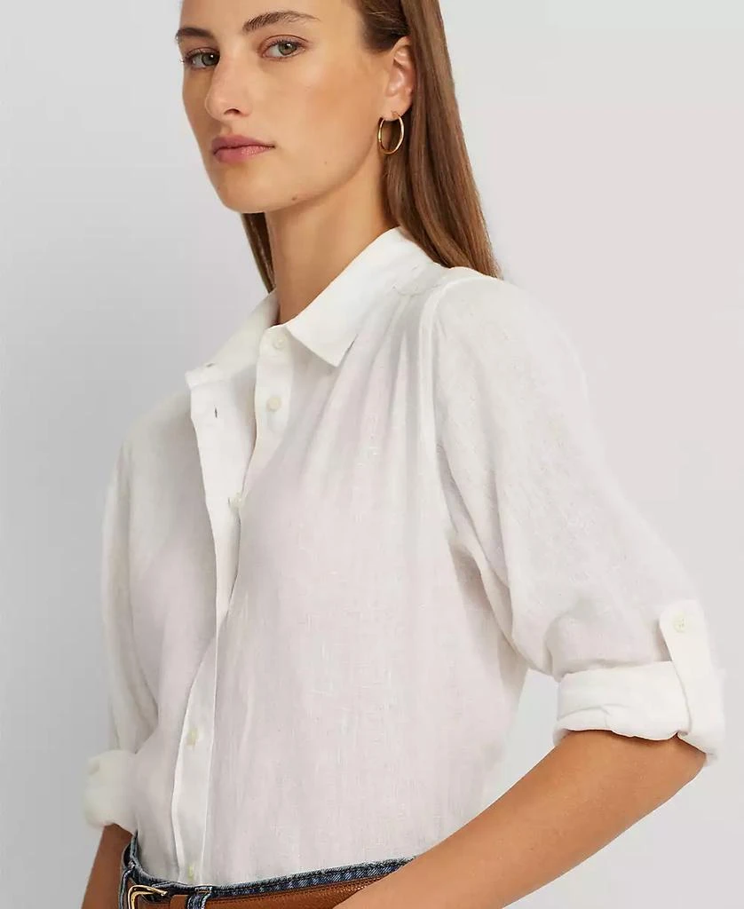 Lauren Ralph Lauren Linen Shirt, Regular & Petite 4