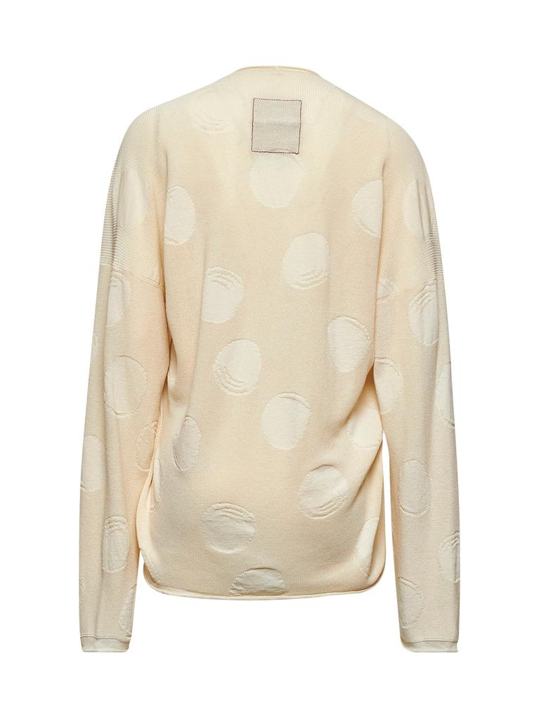 Uma Wang UMA WANG | Ivory polka dot cotton and silk sweater | Women | S