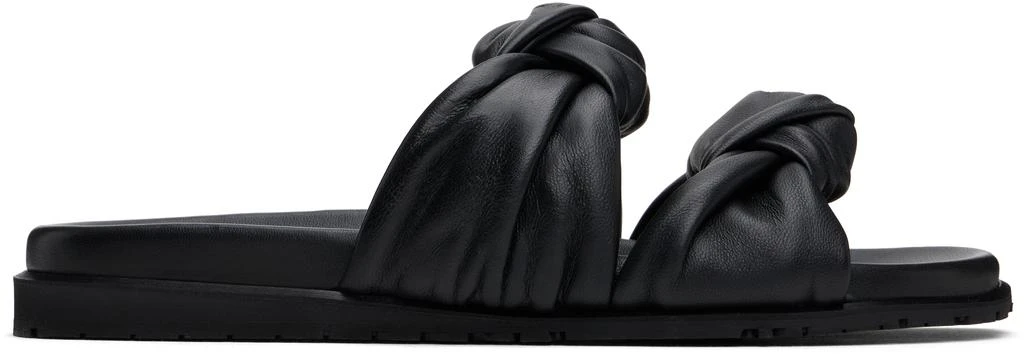 Dear Frances Black Tye Sandals 1