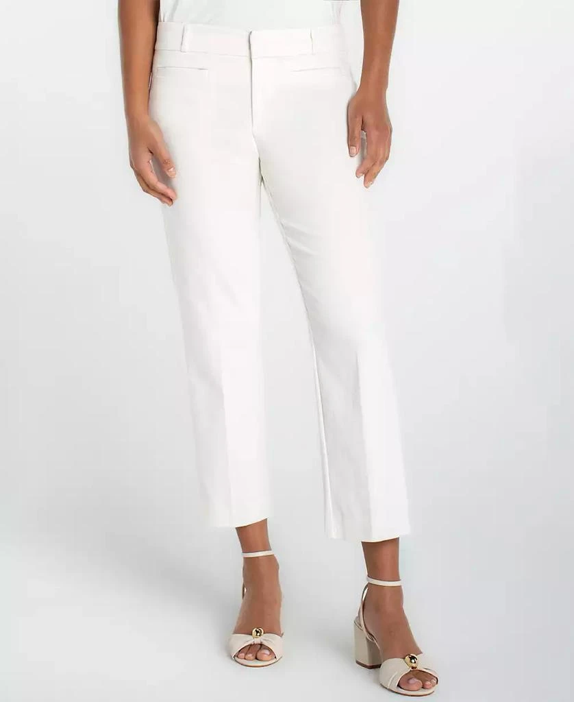 Liverpool Los Angeles Petite High Rise Welt Pocket Crop Trousers