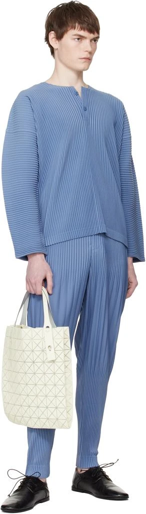 Homme Plissé Issey Miyake Blue Monthly Colors February Trousers 4
