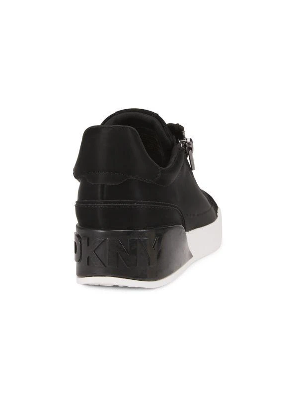 DKNY ​40MM Side-Zip Lace-Up Platform Sneakers 3