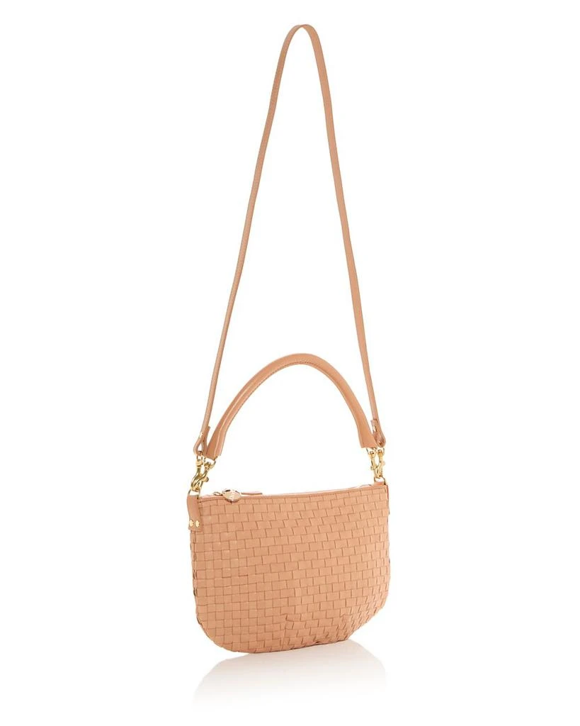 Clare V Petit Moyen Woven Leather Messenger Bag 4