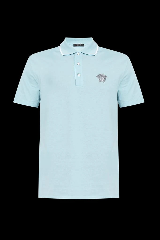 Versace Versace Medusa Head Short-Sleeved Polo Shirt 1