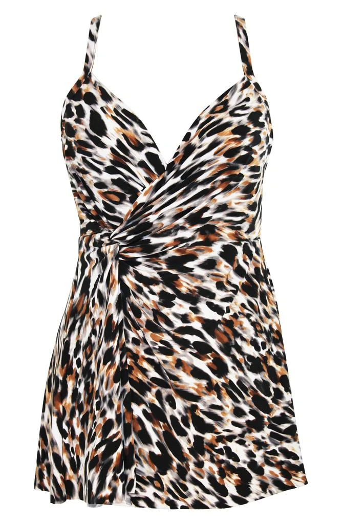 Miraclesuit Fur Realz Adora Skirted One-Piece Swimsuit 3