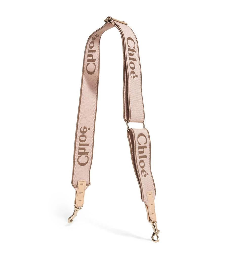 Chloé Logo-Embroidered Bag Strap 1