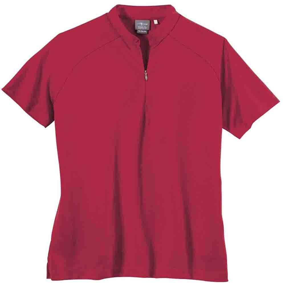 Page & Tuttle Dot Texture Jersey Short Sleeve Polo Shirt