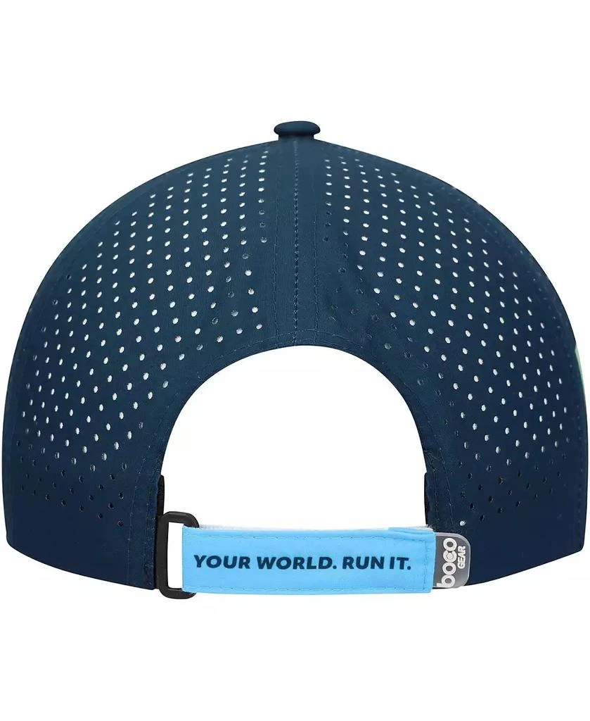 BOCO Gear Men's and Women's Navy World Marathon Majors Running Trucker Adjustable Hat 2