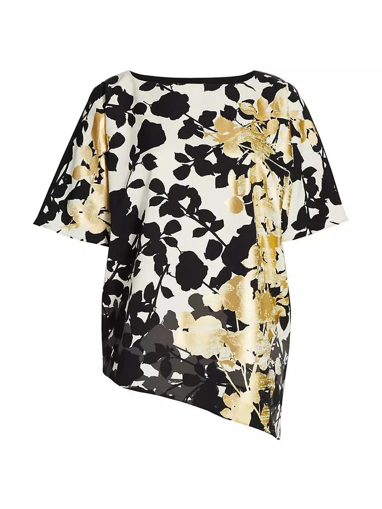 Marina Rinaldi Metallic Asymmetrical Top 1