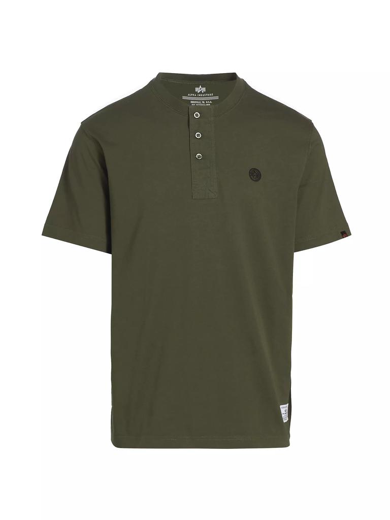 Alpha Industries Essential Short-Sleeve Henley