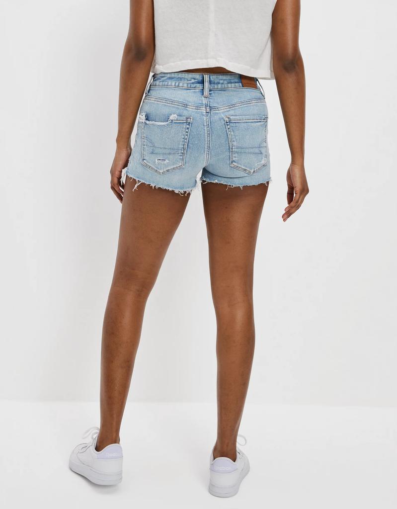 AE AE Next Level High-Waisted Denim Short Short