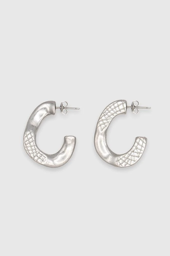 Rebecca Minkoff Textured Link Earring 1